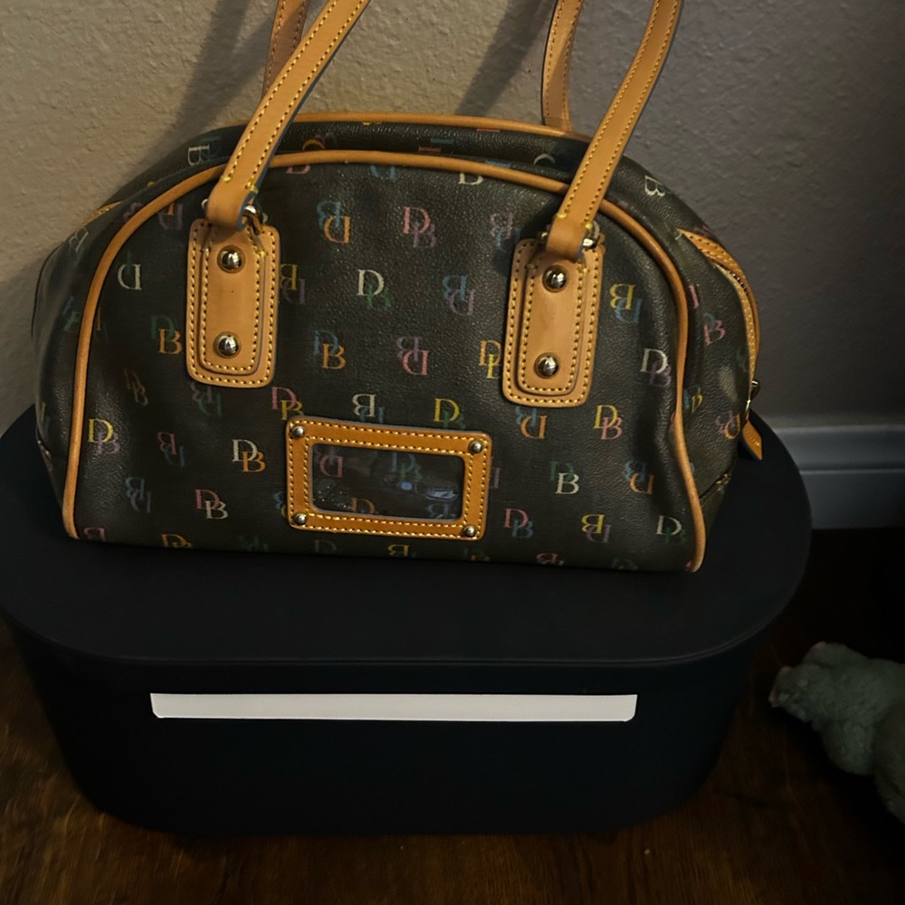 Dooney & Bourke Multicolor Monogram Shoulder Bag - Picture 2 of 4